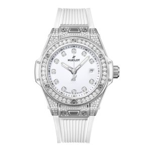 Đồng hồ hublot big bang one click steel white pavé 33mm 485.se.2210.rw.1604